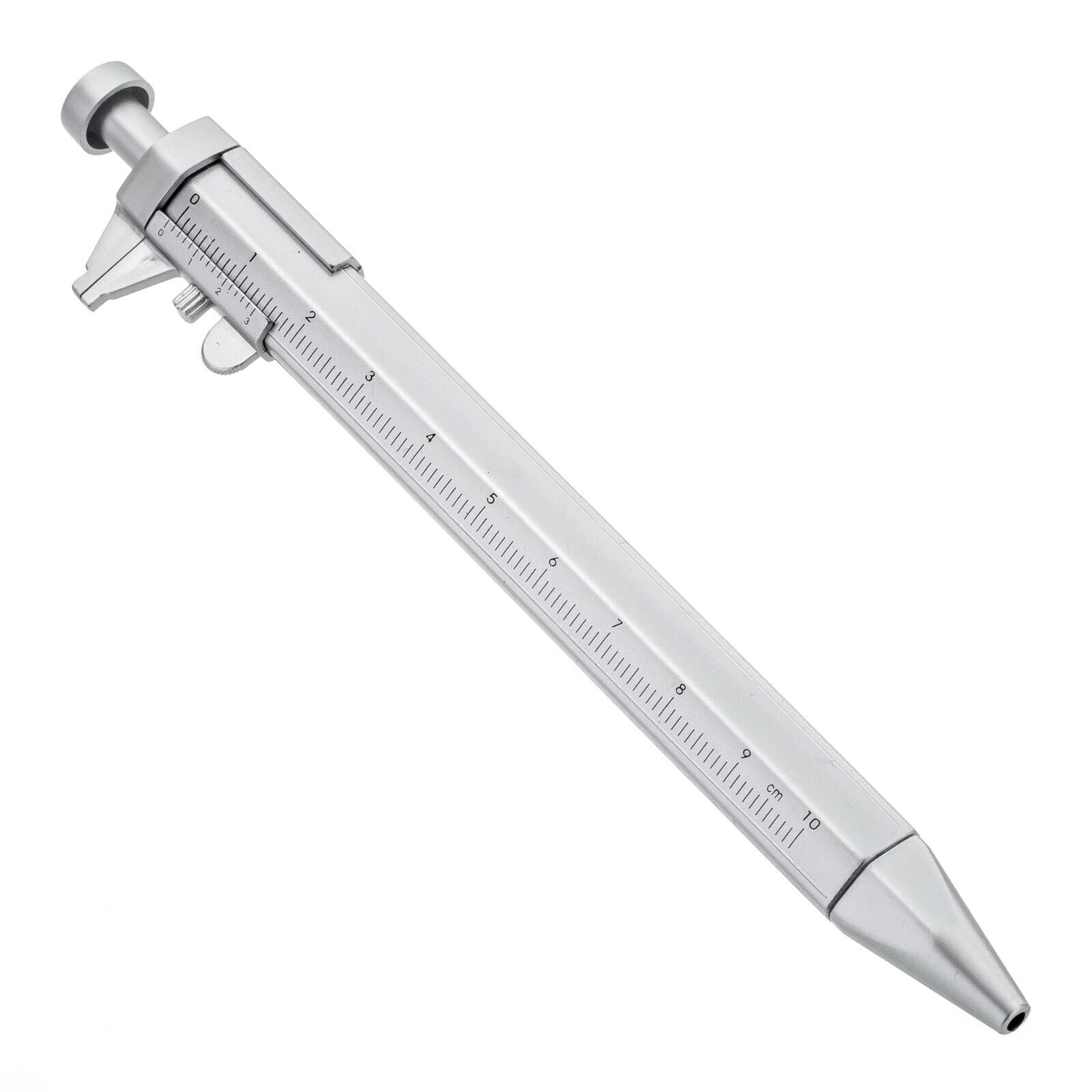 Ball Point Pen 100mm Caliper Gauge Plastic Vernier Measuring Tool