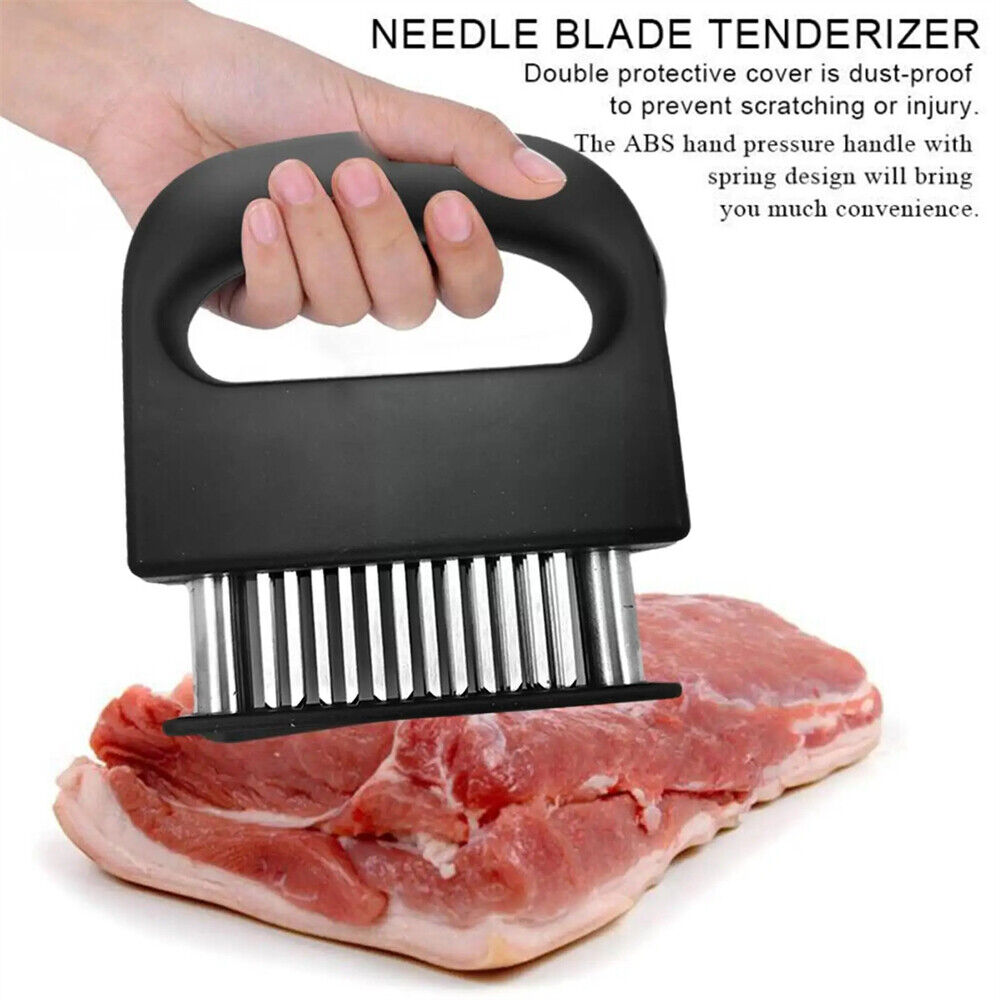 48-Blade Stainless Steel Meat Beef Tenderizer Jaccard Steak Chicken Pouch Hole