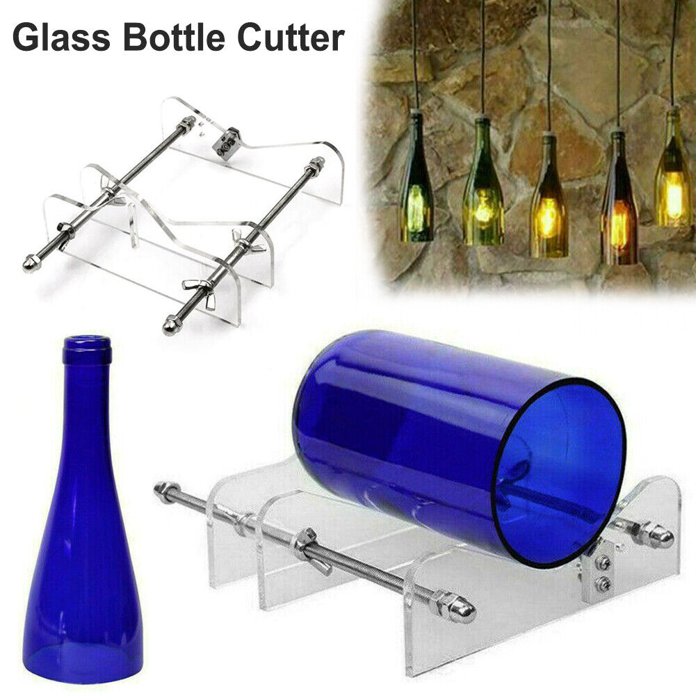 Glass Bottle Cutter Beer Wine Jar DIY Cutting Machine Craft Recycle Tools Kit