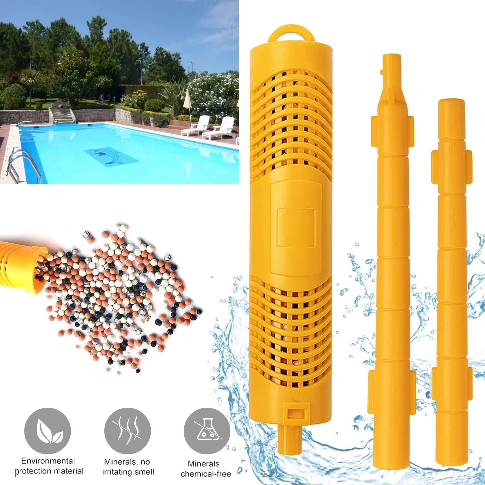 Swimming Zodiac Nature Spa Cartridge Stick Mineral Cleaning Tub Purifier