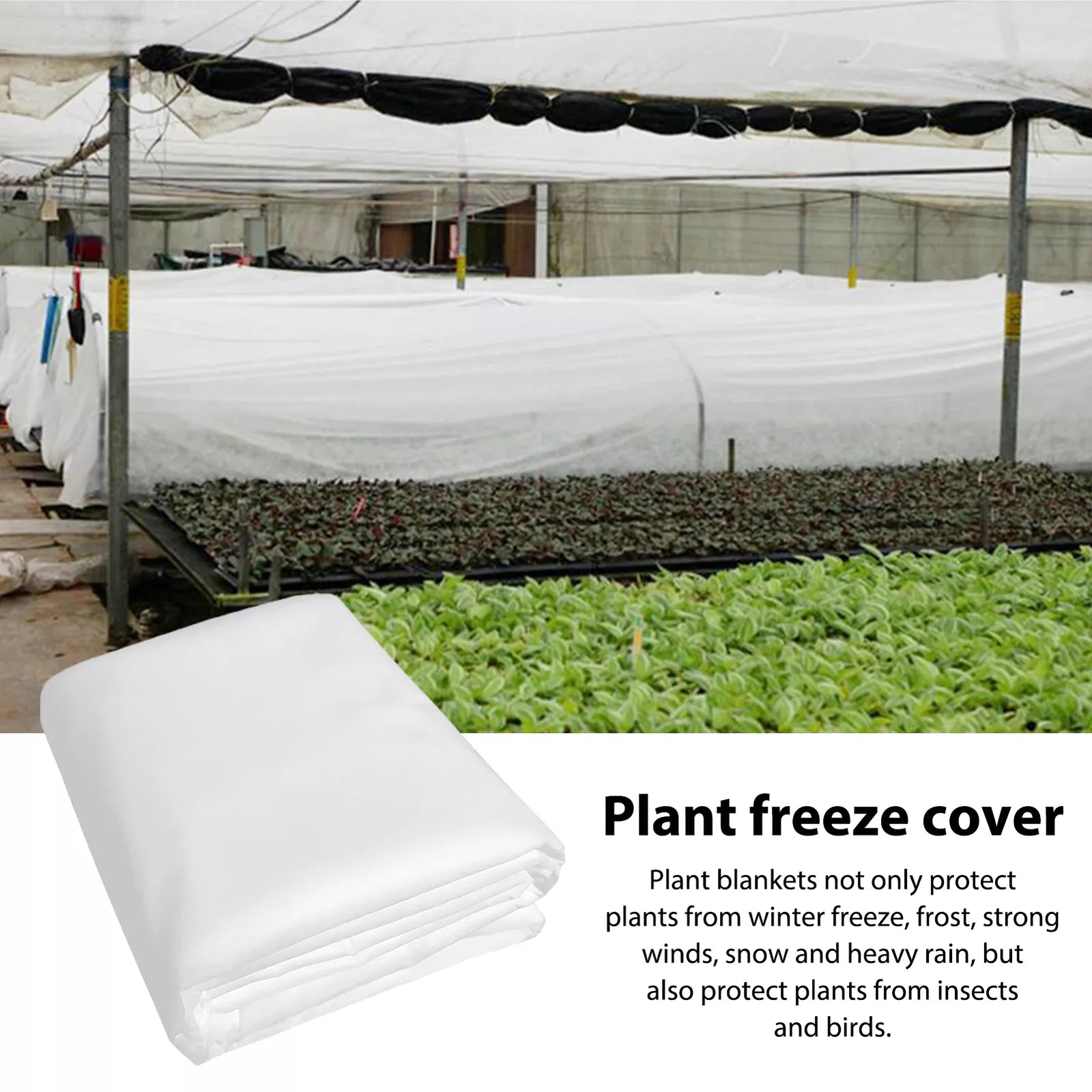 Floating Crop Cover/Frost Blanket/Frost Cloth/Garden Fabric Plant Cover