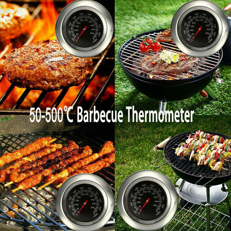 50-500℃ Braten BBQ Pit Raucher Grill Outdoor Tool Thermometer