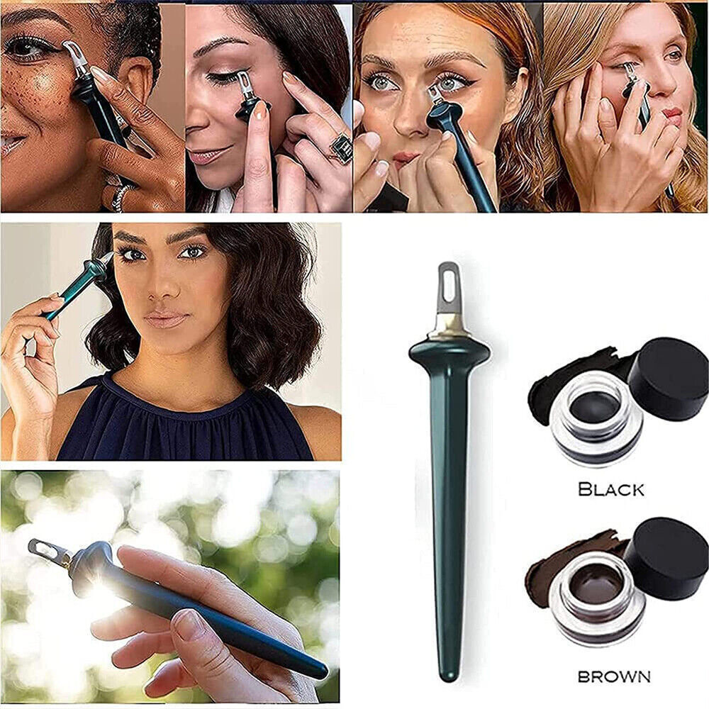 Eyeliner Guide Tool Reusable Eyeliner Brush Easy No-Skip Eyeli Makeup