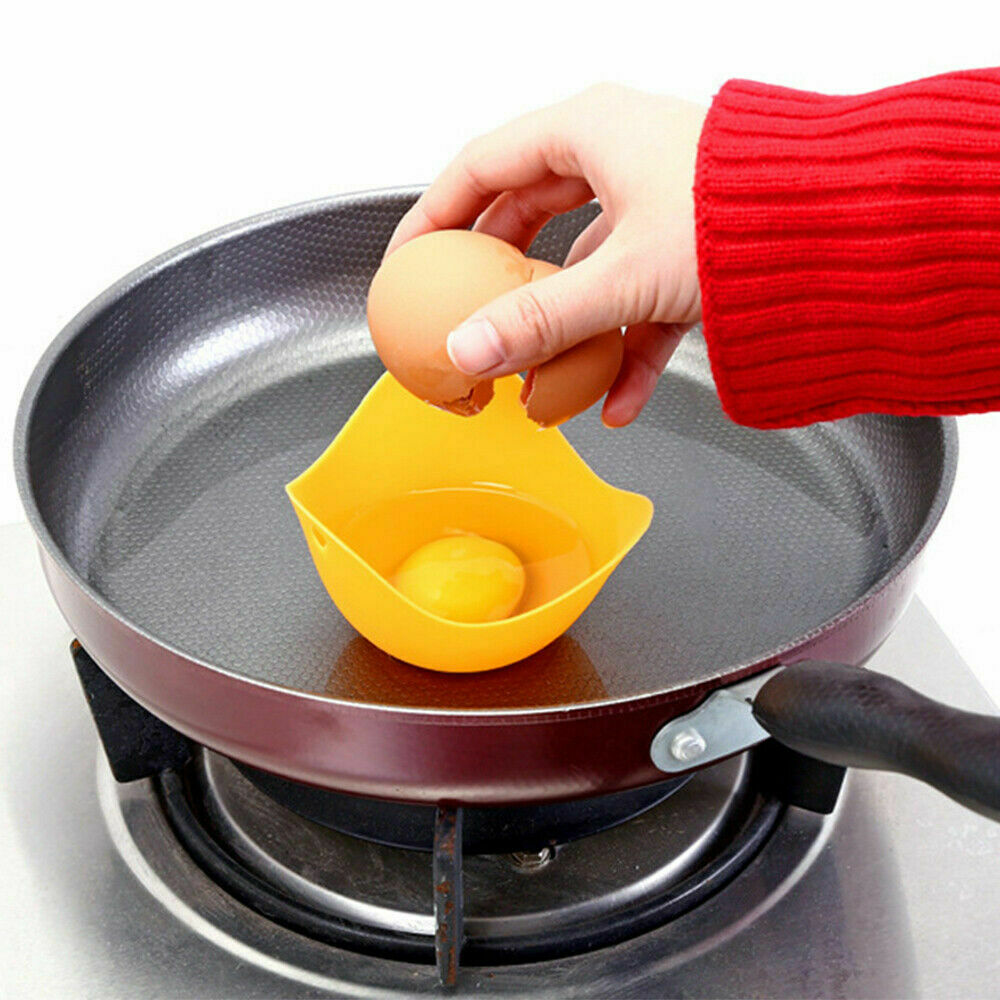 4pcs Silicone Egg Poacher