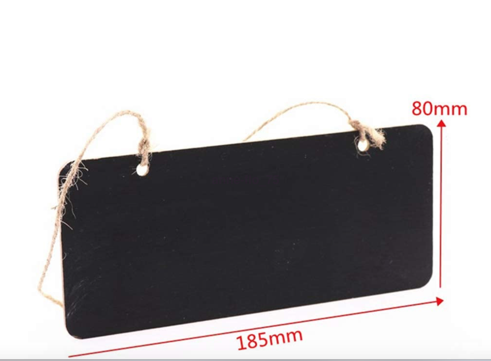 Mini Blackboard Message Boards Small Hanging Rope ChalkBoard Cafe 18 x 8cm