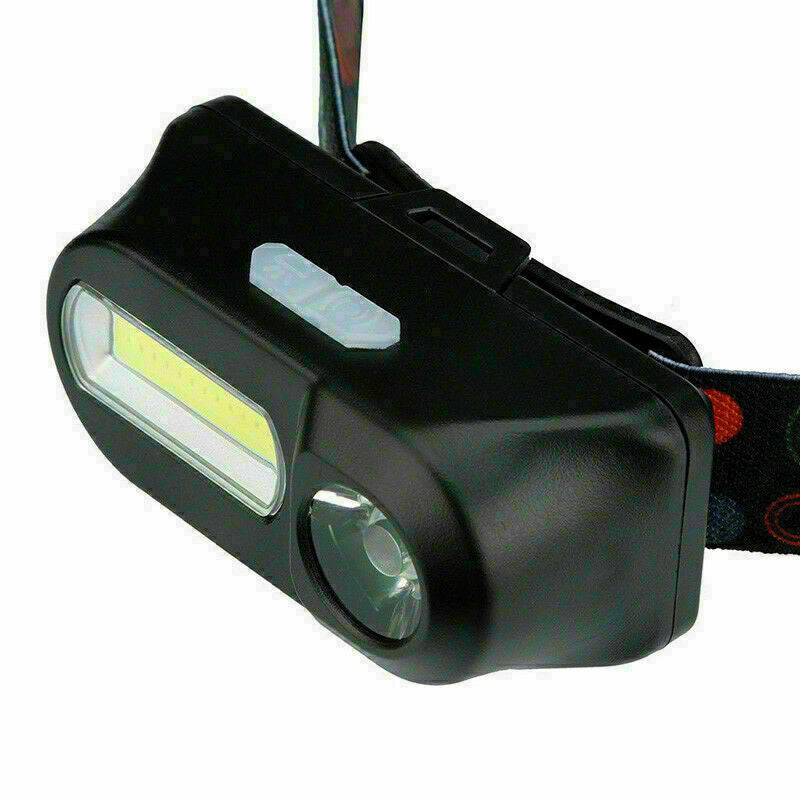 COB LED Headlight Headlamp Flashlight USB Rechargeable Torch Camping Hiking Night Fishing Light