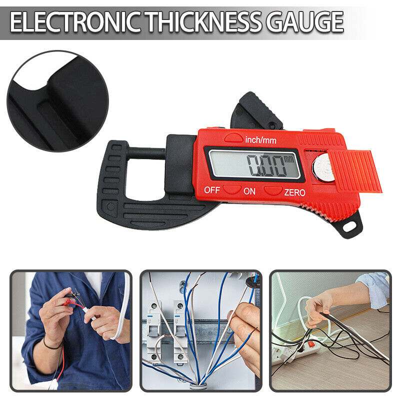 Electronic Thickness Gauge Mini Digital Thickness Gauge High Accuracy