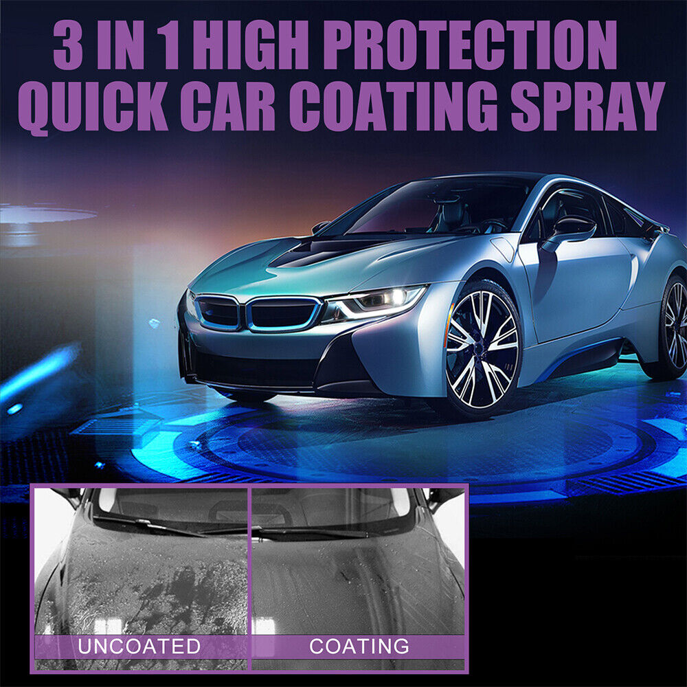 3 in 1 100ml High Protection quick Car Coat Ceramic Coating Spray Hydrophobic