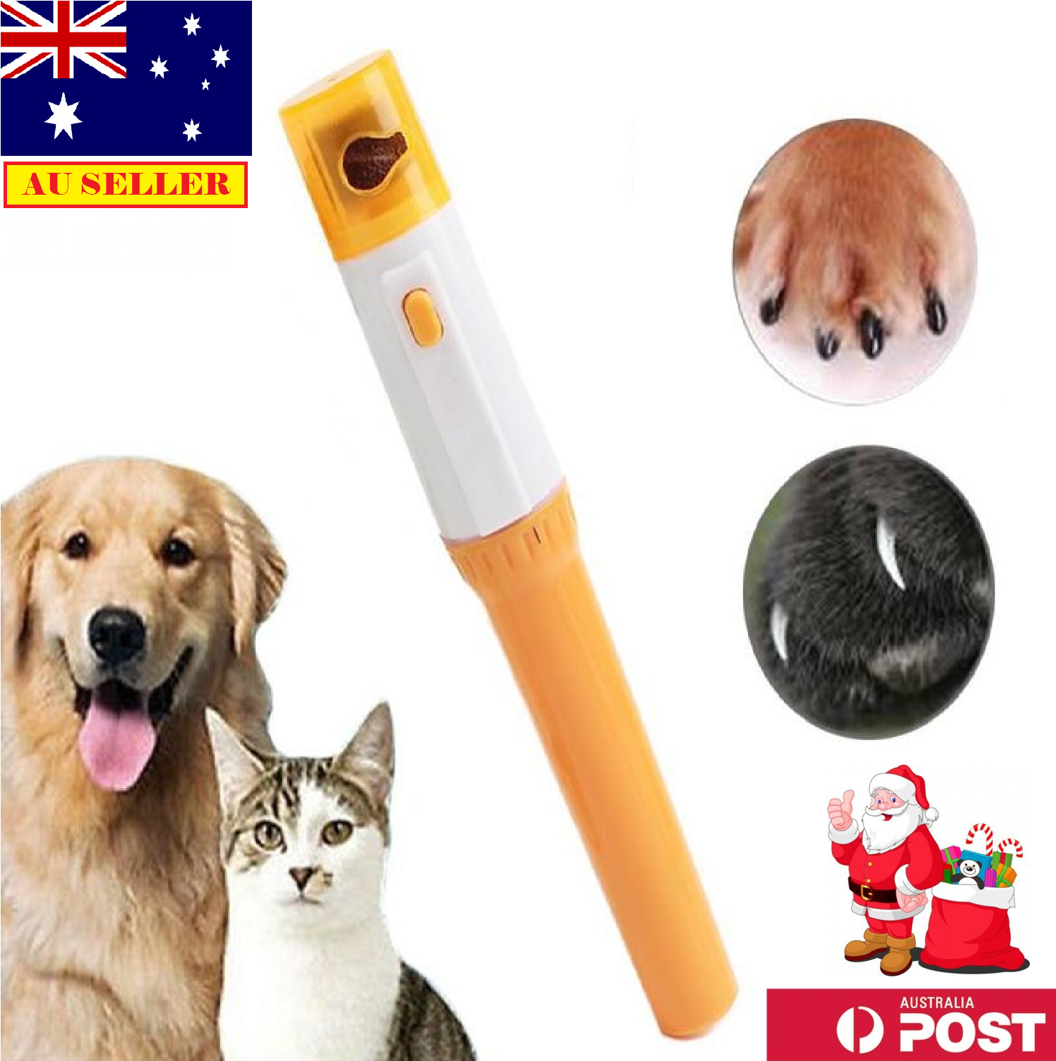 Pet Claw Toe Nail Trimmer Set Electric Dog Cat Pedicure Grinder Grooming Clipper