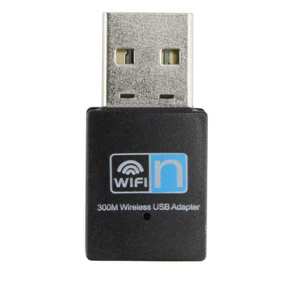 Free shipping-USB Wireless N WiFi Adapter Dongle Network LAN Card 802.11n 300Mbps Windows 10