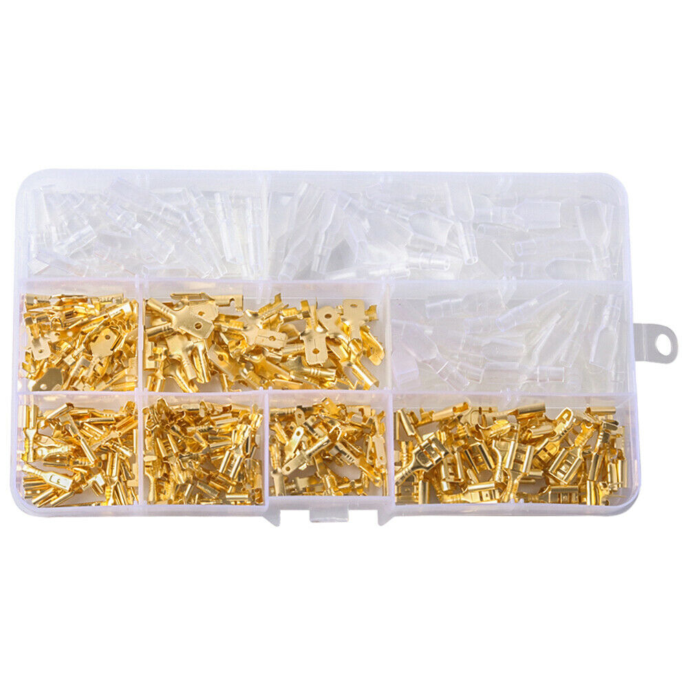 315PCS Male Female Spade Terminal Crimp Connector Assortment kit 2.8/4.8/6.3mm