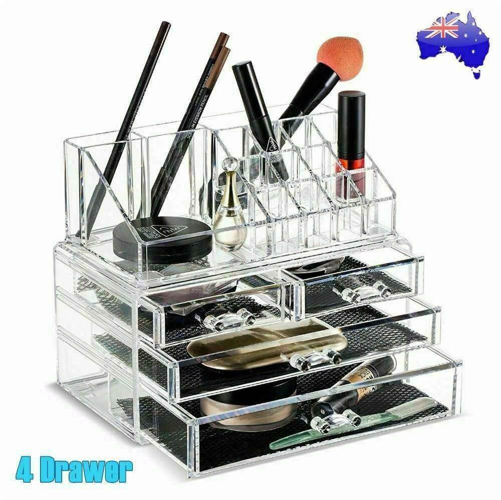 4 Drawers Clear Acrylic Organizer