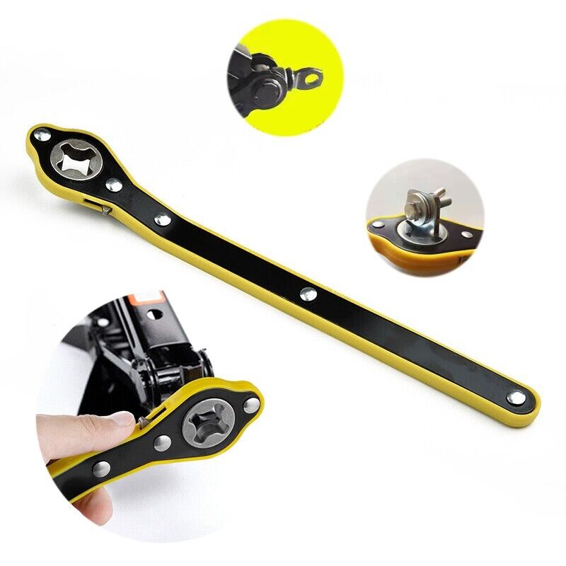 Car Labor-Saving Jack Ratchet Wrench Wheel Hand Crank Cross Wrench Repair Tool