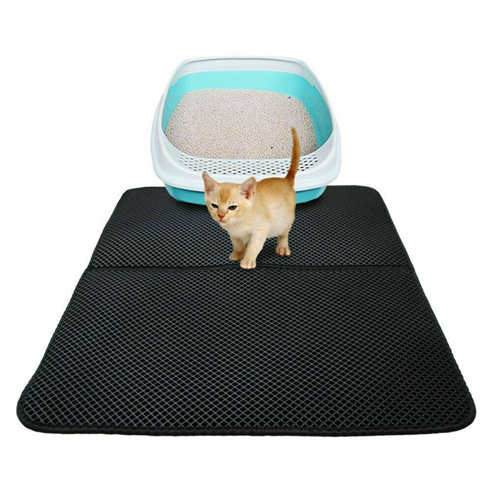 Free shipping-Waterproof Foldable Double-Layer Cat Litter Mat