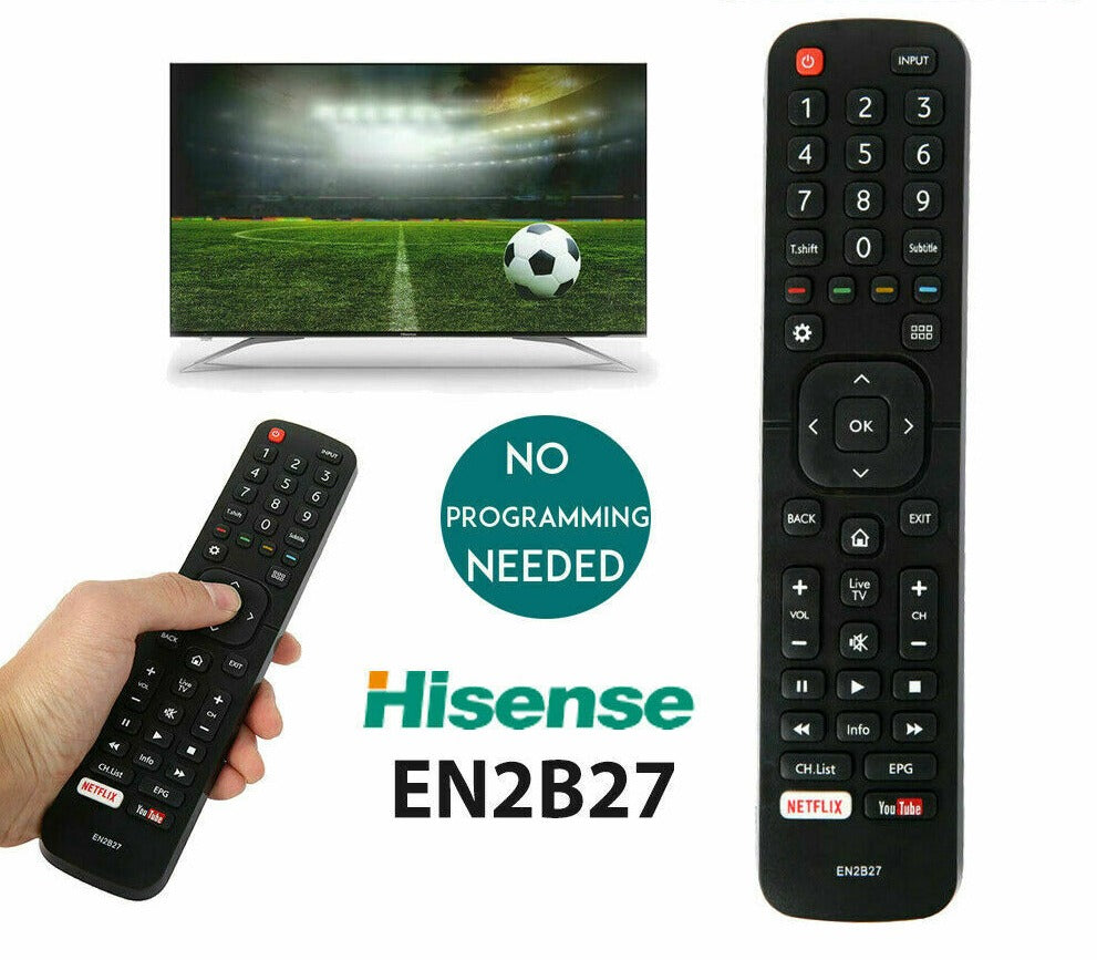 HISENSE TV Remote Control No Programming Needed