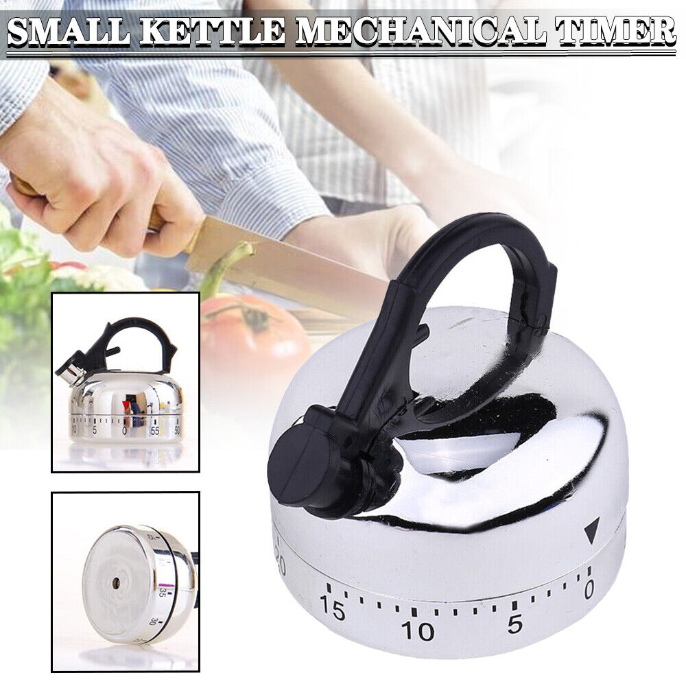 Kettle Shape Mechanical Timer Kitchen Timer Cooking Time Manager Baking