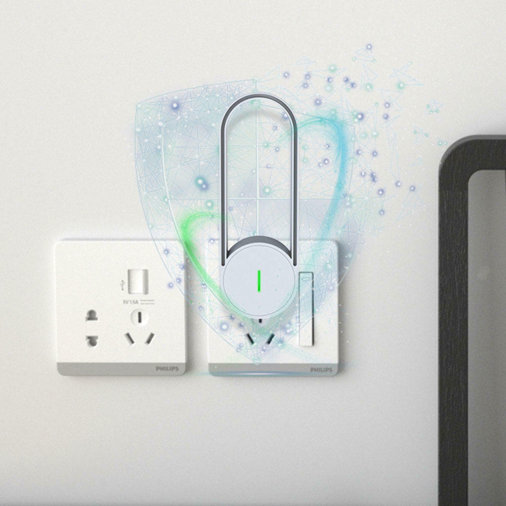 USB in-Line Air Purifier Freshens Air Cleaner