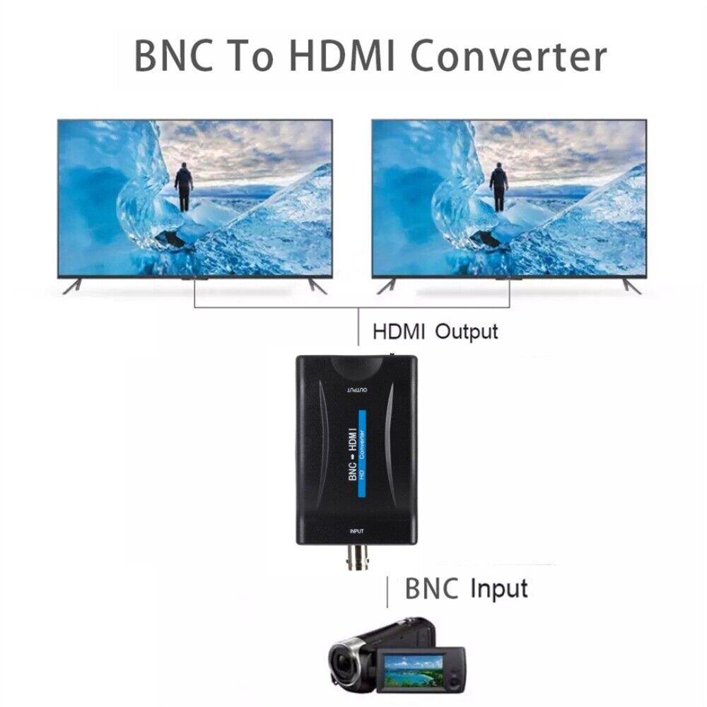 Monitoring To HDMI Display HD Conversion BNC To HDMI /HDMI TO BNC Converter