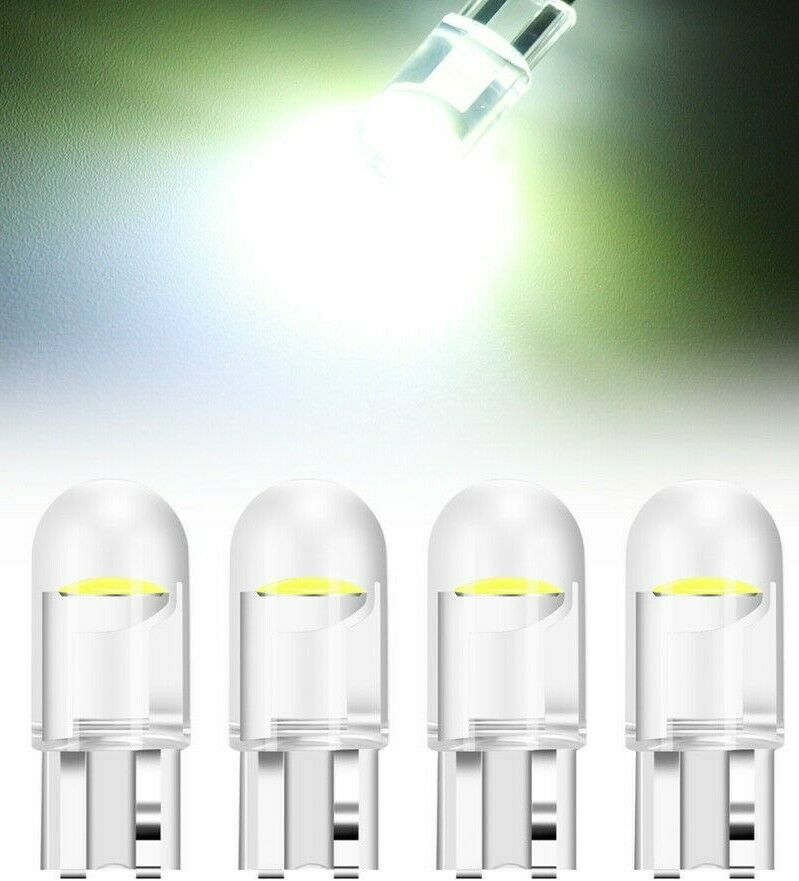 10pcs 2021 Xstorm White T10 194 168 W5W Cob Waterproof Bright Led Light Globe Bulb