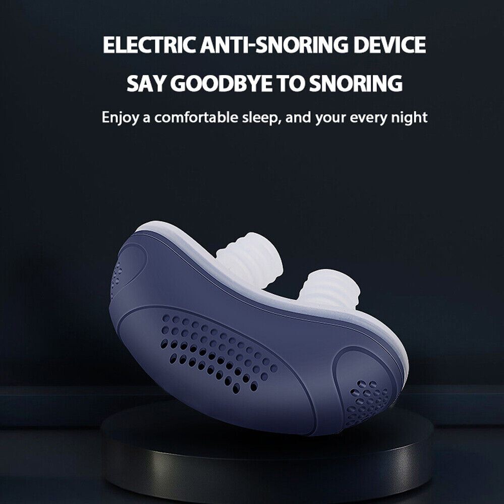 Anti Snoring Device Mini Electric CPAP Noise Sleep Apnea Stop Snore Aid Stopper