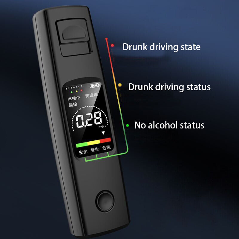 Digital Breath Alcohol Analyzer Tester LCD Breathalyzer Test Detector