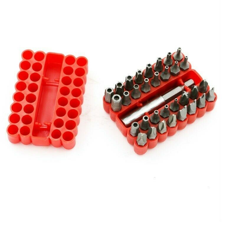 33pc Magnetic Extension Bit Holder Screwdriver Bits Set Quick Release Bit Holder