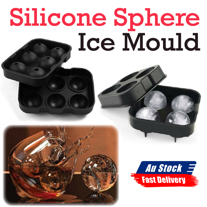 Free shipping-Large Ice Cube Tray 4 Balls Maker