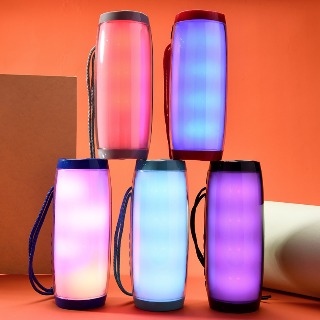 Free shipping- Colorful Light Wireless LED Bluetooth 5.0 Speaker