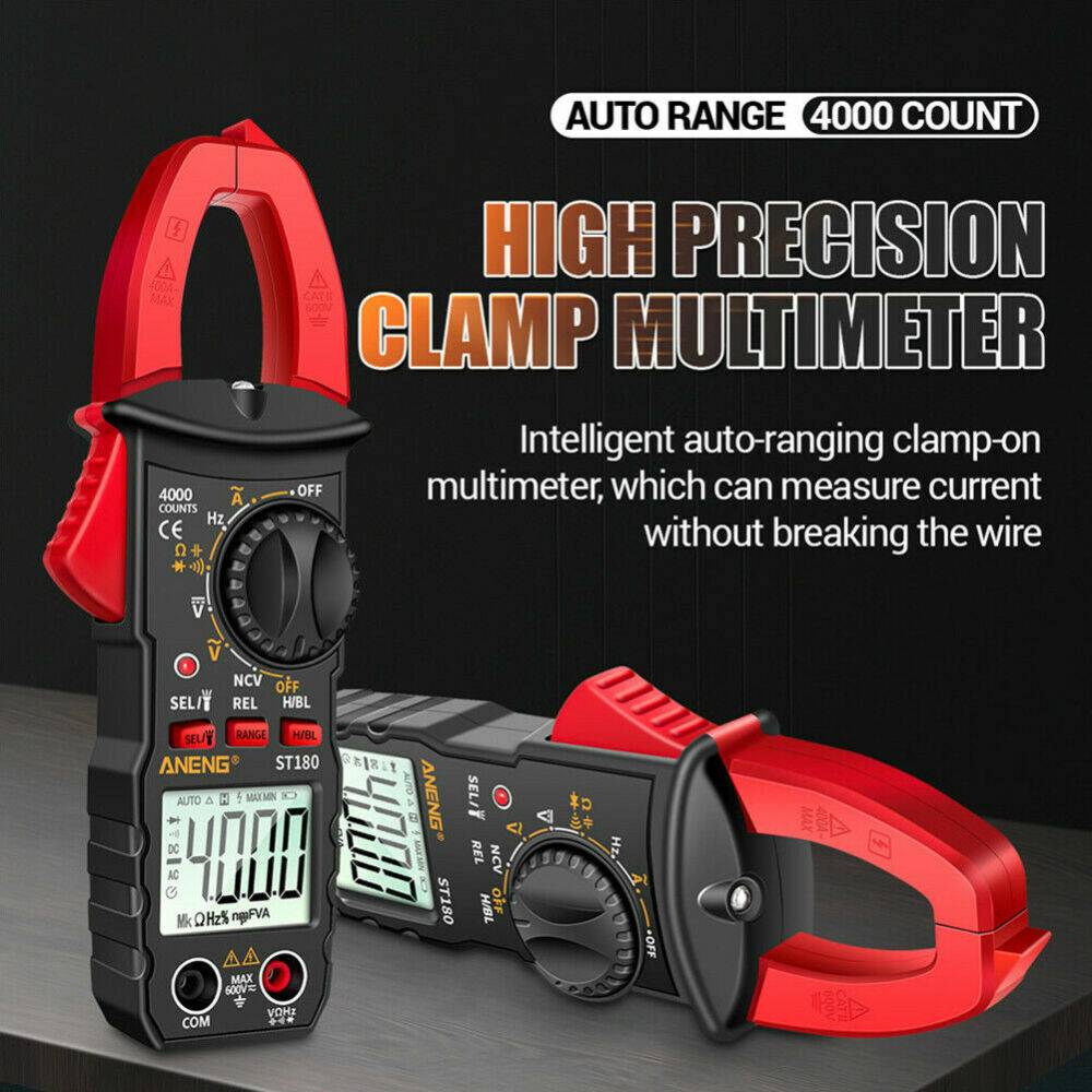 Clamp Meter Clamp Multimeter DC Clamp Meter Digital AC DC Current Clamp Meter