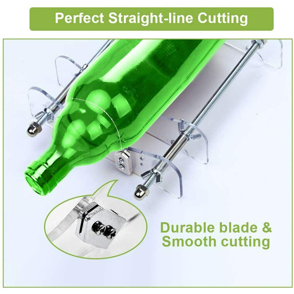 Glass Bottle Cutter Beer Wine Jar DIY Cutting Machine Craft Recycle Tools Kit