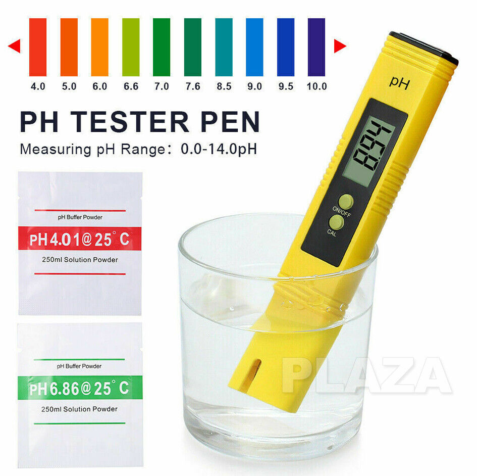 PH Meter Test Pen Digital Electric Portable Water Hydroponics Aquarium Tester