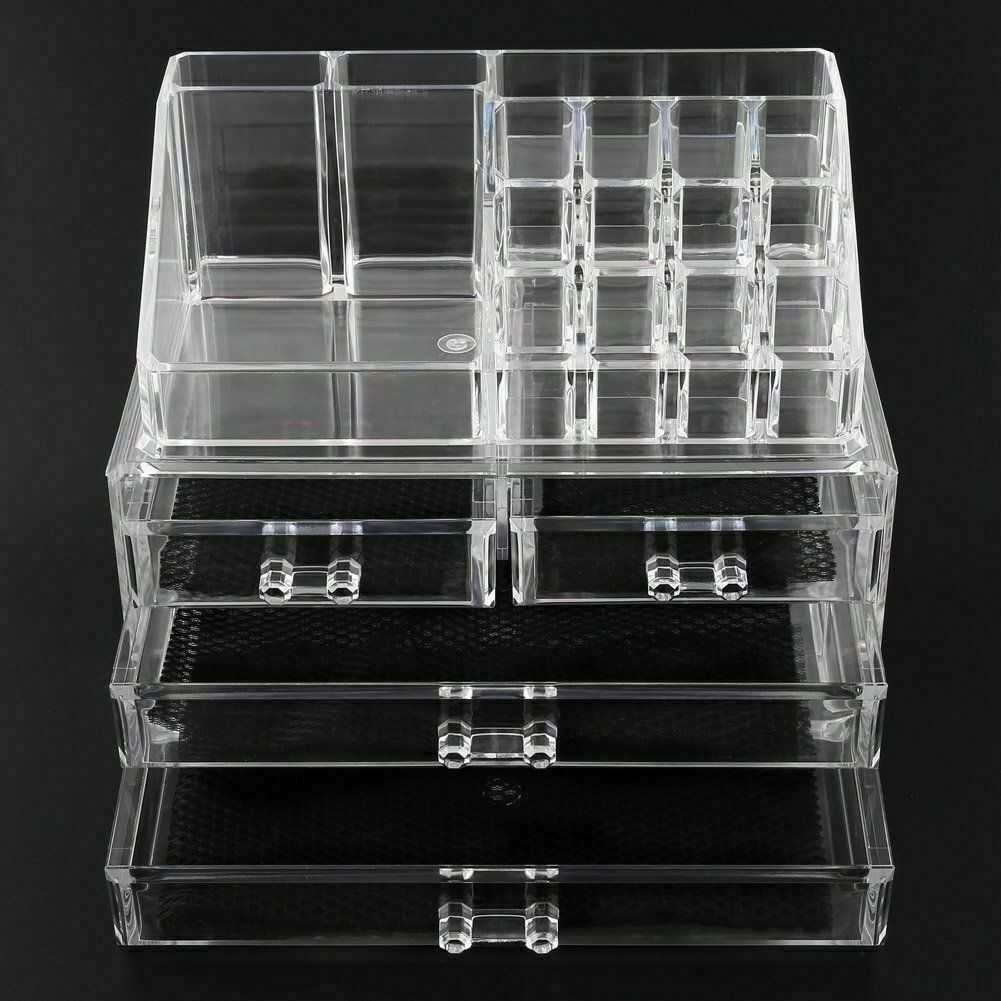 4 Drawers Clear Acrylic Organizer