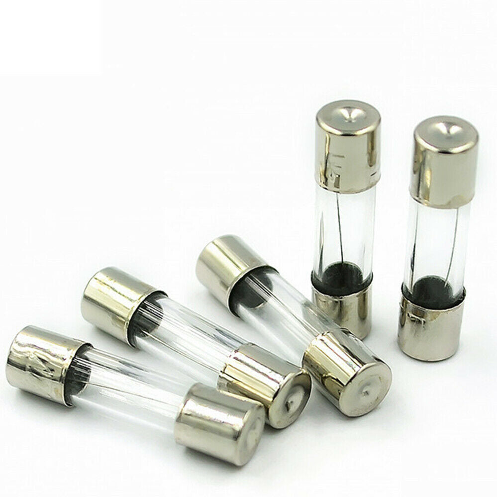 100Pcs Set 5x20mm Quick Blow Glass Tube Fuse Assorted Kits Fast-blow Glass