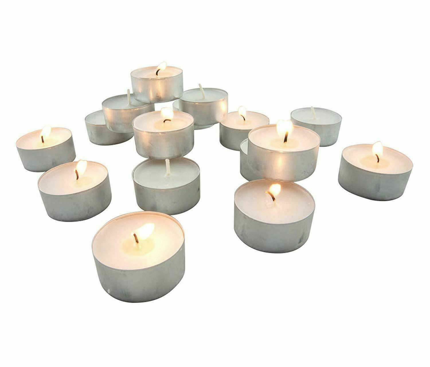 DEAL OF THE DAY- $0.99 ONLY- 50 packs Unscented Tealight Candles Bulk Smokeless Tea Light Candle