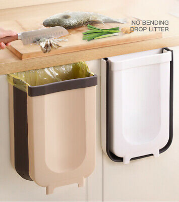 Kitchen Foldable Cabinet Hanging Wastebasket