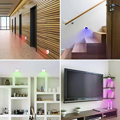 Wireless LED  Light 4 Pack Remote Control RGB 16 Color Changing Cabinet Closet