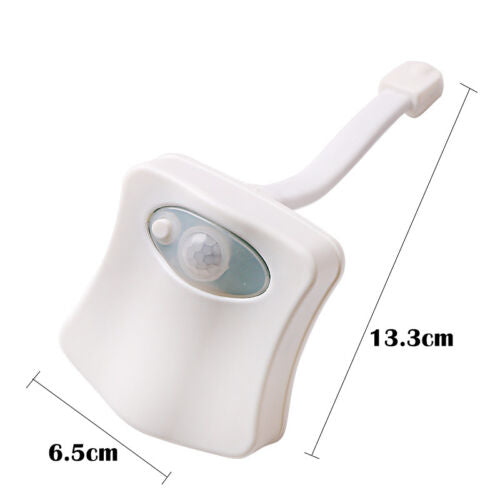 Advanced 8-Color Changing Motion Sensor Bathroom LED Toilet Night Light