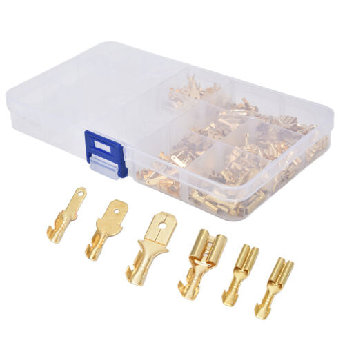 315PCS Male Female Spade Terminal Crimp Connector Assortment kit 2.8/4.8/6.3mm