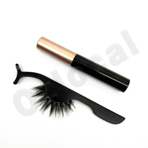 Magnetic False Eyelashes Natural Eye Lashes Extension Liquid Eyeliner Tweezer