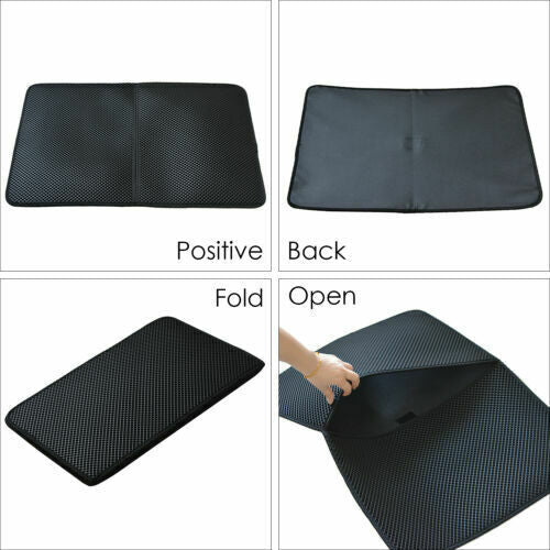 Free shipping-Waterproof Foldable Double-Layer Cat Litter Mat