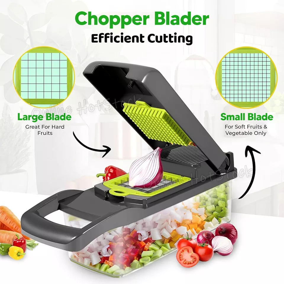 15 in 1 Vegetable Chopper Food Choppers Onion Chopper Veggie Slicer Cutter Dicer Kitchen