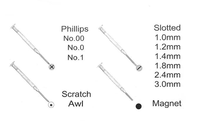 11pcs Precision Mini Screwdriver Set 11pc Jeweller Laptop Phone Watch Repair Tool