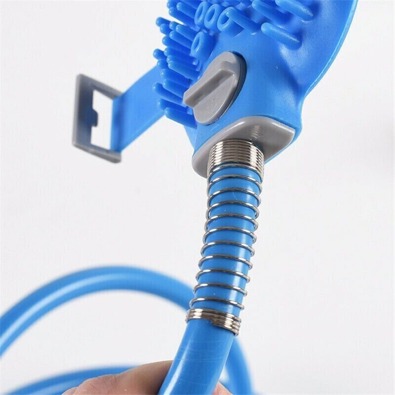 Pet Shower Hose Dog Bath Brush Hair Washing Grooming Brush Sprayer Massage Brush