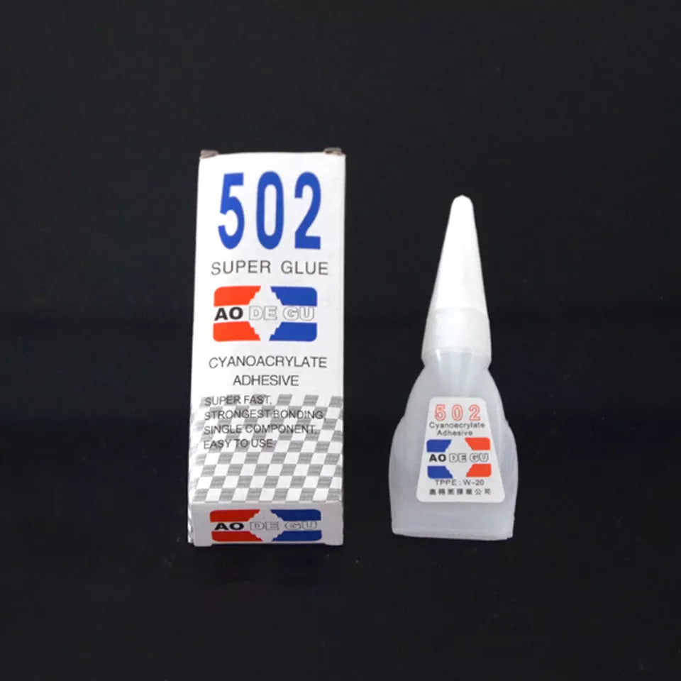 502 Super Glue Instant Cyanoacrylate Adhesive Strong Fast Repair Tool