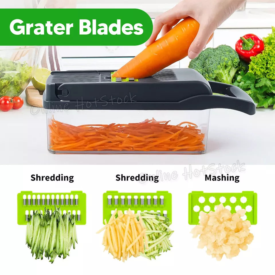 15 in 1 Vegetable Chopper Food Choppers Onion Chopper Veggie Slicer Cutter Dicer Kitchen