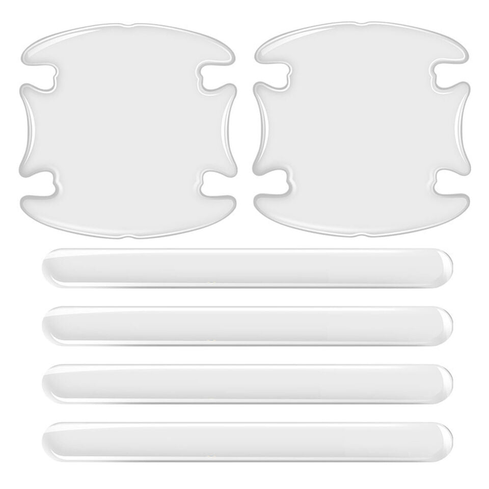 8Pcs Car Door Handle Protector Sticker Universal Transparent Clear Scratch Guard