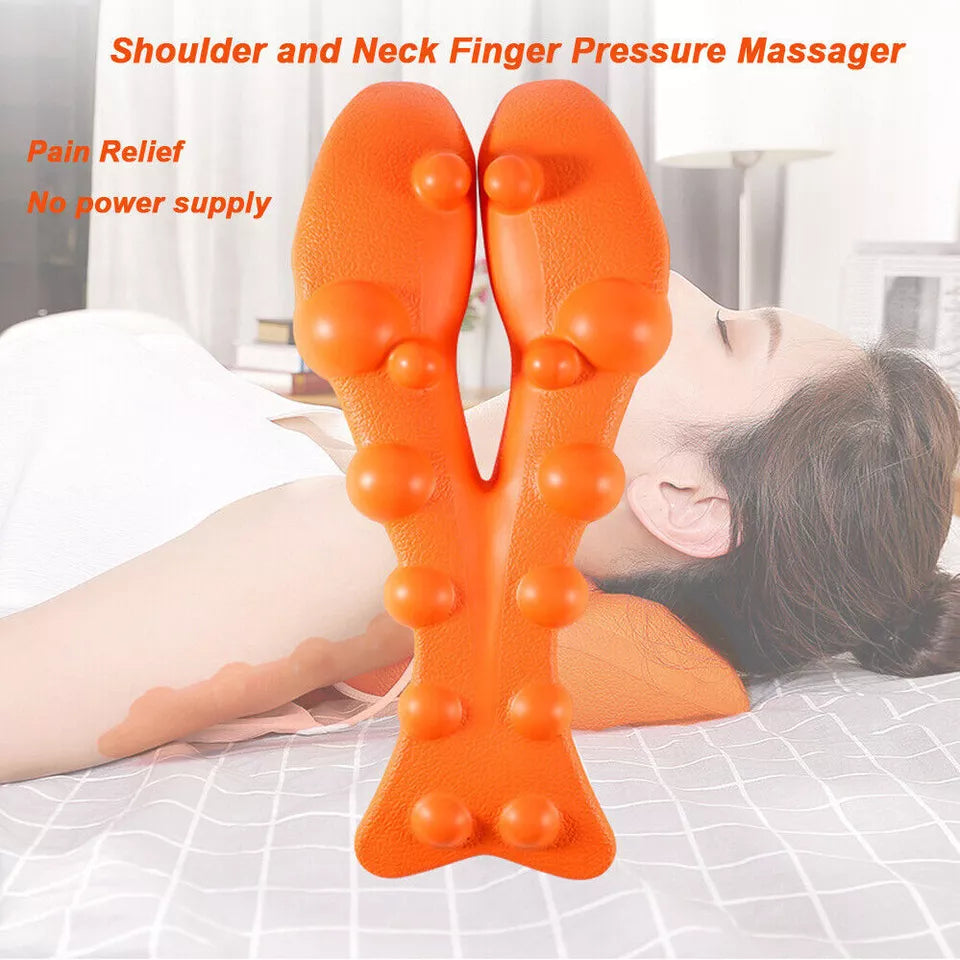 Trapezius Trigger Point Massager Reduce Fatigue Release Pressure Upper Back