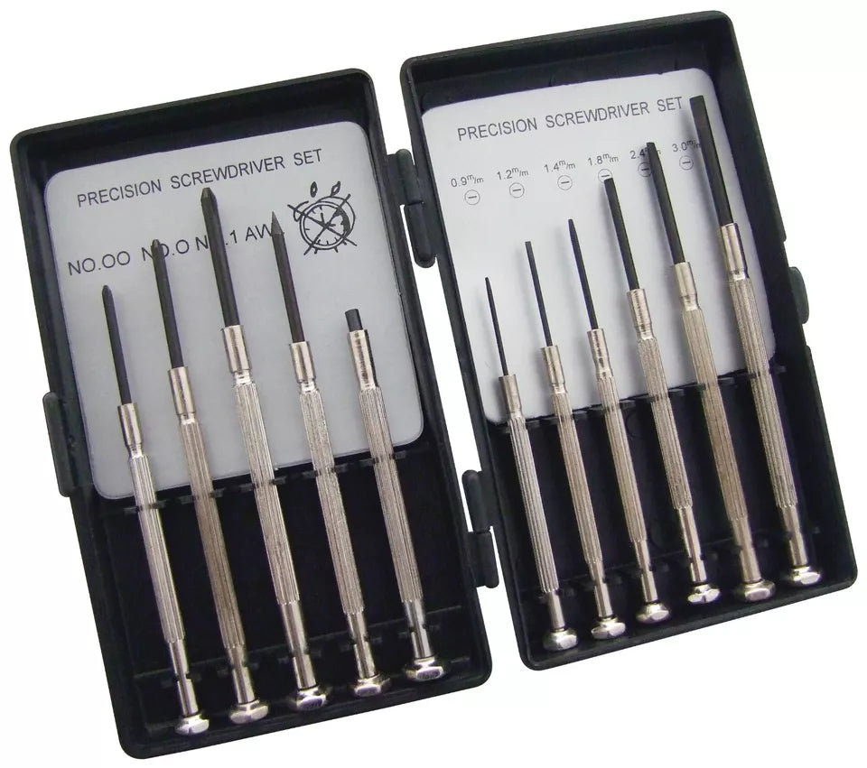 11pcs Precision Mini Screwdriver Set 11pc Jeweller Laptop Phone Watch Repair Tool