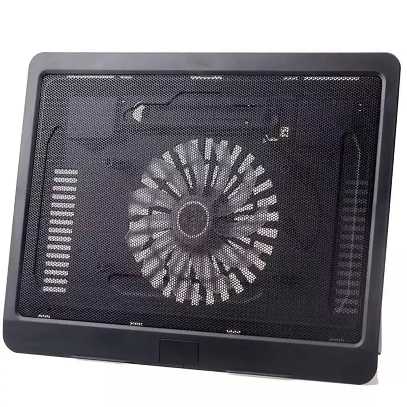 Laptop Cooling Base for 10 14 inch Laptops Large Fan Plastic Material