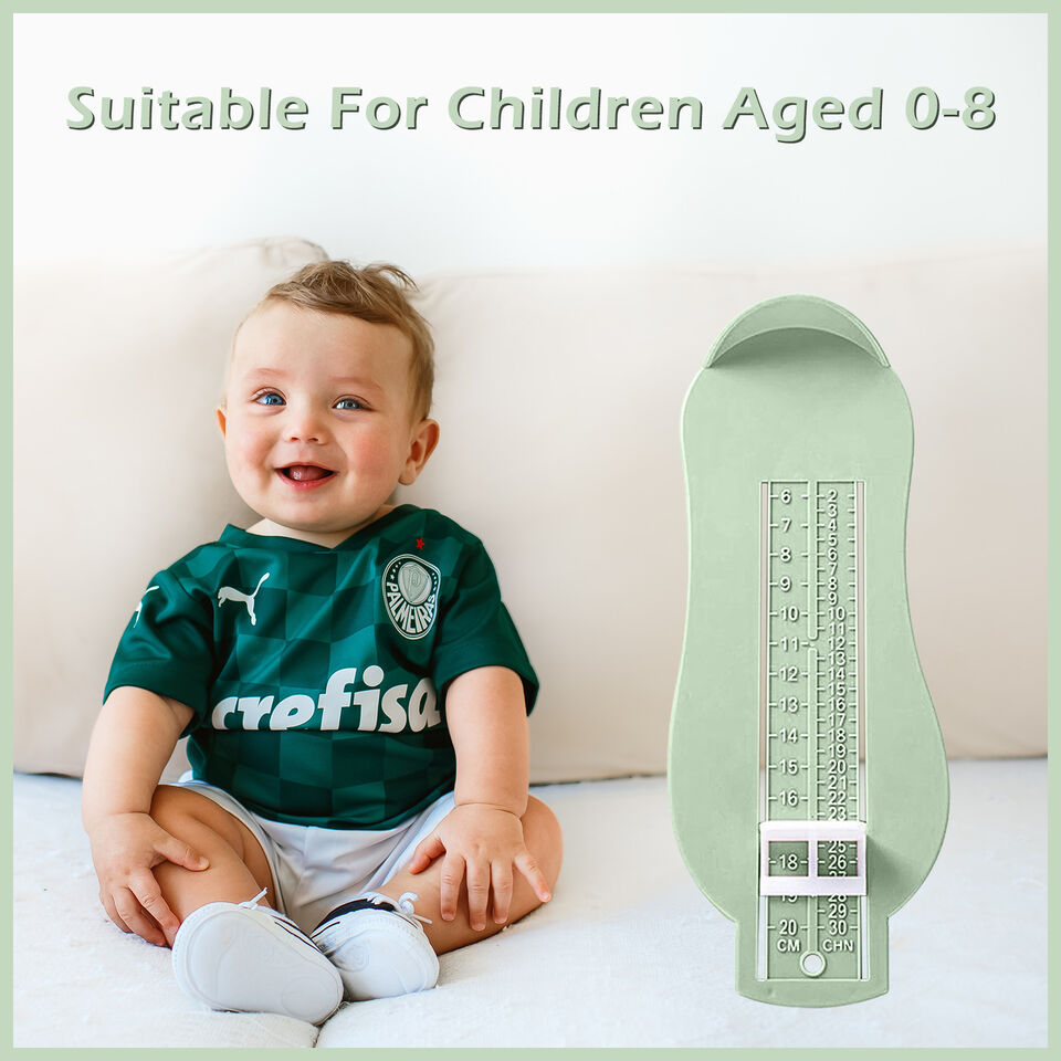 Kids Infant Toddler Baby Foot Measure Gauge Shoes US Sizes Measuring Ruler Tool